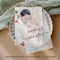 Élégant Joyeux Jamais Après Mariage