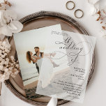 Invitations En Vélin Élégant Le Mariage de superposition de script<br><div class="desc">Annoncez votre journée spéciale avec cette élégante couche de vellum d'invitation de mariage. Doté d'un magnifique script de calligraphie annonçant "Le Mariage de", suivi des noms du couple et des détails du mariage, cette superposition ajoute une touche de sophistication à vos invitations. Le design délicat s'ajoute aux différents styles d'invitation,...</div>