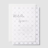 Invitations En Vélin Élégant minimaliste Mariage de script (Décalage (Invitation))