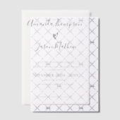 Invitations En Vélin Élégant moderne typographie cardiaque Mariage de s (Décalage (Invitation))