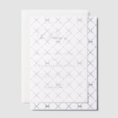 Invitations En Vélin Élégant romantique Monogramme Classé Mariage (Décalage (Invitation))