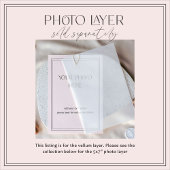 Invitations En Vélin Elegant Wildflower Floral Photo Wedding