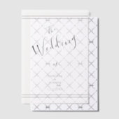 Invitations En Vélin Élégante bande de mariée et de chambre (Décalage (Invitation))