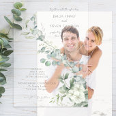 Invitations En Vélin Elégante verdure d'Eucalyptus