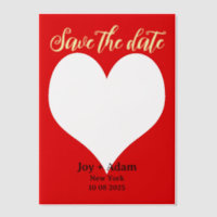 Enregistrer la date (coeur mariage)