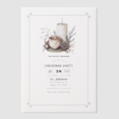 Invitations En Vélin Ensemble, fête de Noël réinventée (Recto)