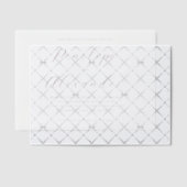 Invitations En Vélin Exquisite Rose Gold Calligraphy (Décalage (Invitation))