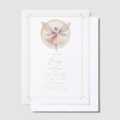 Invitations En Vélin Fée Premier 1er Anniversaire (Compenser)