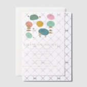 Invitations En Vélin Fête de fiançailles rétro de l'ère atomique milieu (Décalage (Invitation))