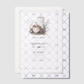 Invitations En Vélin Fête de Noël : Ensemble, Autrement (Décalage (Invitation))