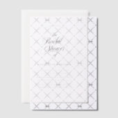 Invitations En Vélin Fête des mariées de script Whimsy Mariage moderne (Décalage (Invitation))