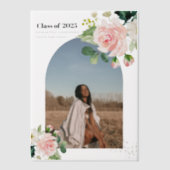 Invitations En Vélin Fleur moderne | Arche de poussière d'or (Recto)