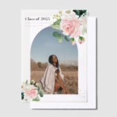 Invitations En Vélin Fleur moderne | Arche de poussière d'or (Compenser)