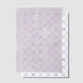 Invitations En Vélin Floral pourpre et torrents (Décalage (Invitation))