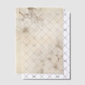 Invitations En Vélin Floral Rose crème (Décalage (Invitation))