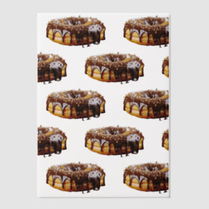 Invitations En Vélin glace au chocolat épaisse et brillante décadente d
