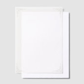 Invitations En Vélin Gold Corners Wedding  (Compenser)