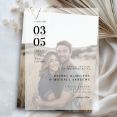 Invitations En Vélin Gras, Minimal, Trending, Mariage