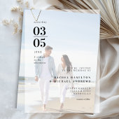Invitations En Vélin Gras, Minimal, Trending, Mariage