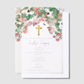 Invitations En Vélin Grec Orthodoxe baptême fille Baptême (Compenser)