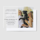 Invitations En Vélin Humains Se Marier Personnalisé Animaux Mariages Ph (Compenser)