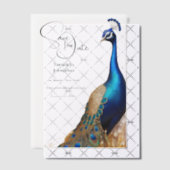 Invitations En Vélin Jardin d'été fiançailles (Décalage (Invitation))