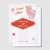 Invitations En Vélin Las Vegas Destination Mariage parfait (Compenser)