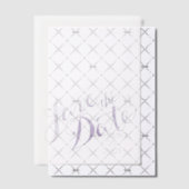 Invitations En Vélin Lavande aquarelle Enregistrer la superposition de (Décalage (Invitation))