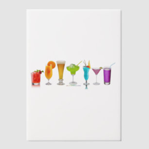 Invitations En Vélin Les cocktails alcoolisés de SlipperyJoe pour la co