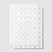 Invitations En Vélin Leslie Monogramme Mariage élégant Enregistrer la d (Décalage (Invitation))