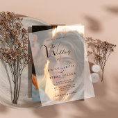 Invitations En Vélin L'Heure d'or Grace Mariage moderne