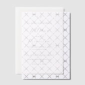 Invitations En Vélin Lilliana Elegant Modern Wedding Enregistrer la dat (Décalage (Invitation))