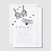 Invitations En Vélin Lingerie Fête des mariées Panty Bachelorette (Compenser)