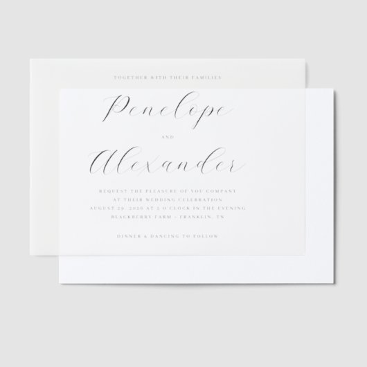 INVITATIONS EN VÉLIN ___LLMGEN___ 17 (Compenser)