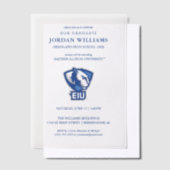 Invitations En Vélin Logo Eastern Illinois University Panthers (Compenser)