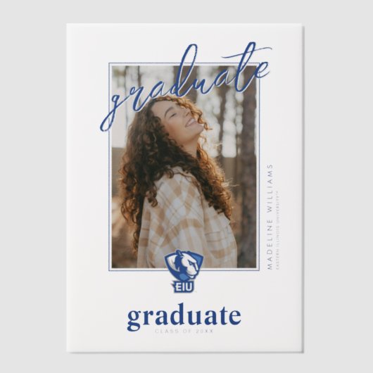 Invitations En Vélin Logo Eastern Illinois University Panthers (Recto)