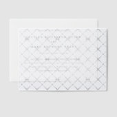 Invitations En Vélin Lucilla Elegant Mariage moderne (Décalage (Invitation))