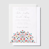 Invitations En Vélin Luxe esthétique géométrique Mariage Mandala (Compenser)
