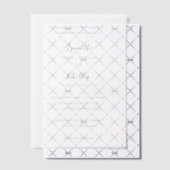 Invitations En Vélin Lynnette Mariage traditionnel élégant (Décalage (Invitation))