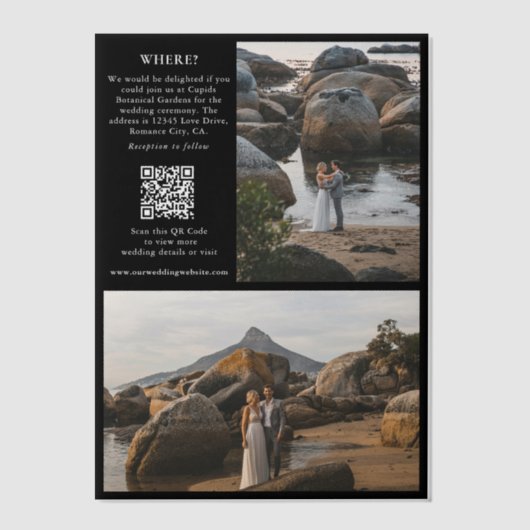Invitations En Vélin Magazine Editorial Journal Photos Mariage Partie2 (Recto)