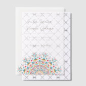 Invitations En Vélin Mariage Abstrait rétro espagnol Mandala (Décalage (Invitation))