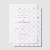 Invitations En Vélin Mariage bohème simple et élégant (Décalage (Invitation))