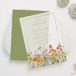 Invitations En Vélin Mariage campagnard aux fleurs sauvages colorées<br><div class="desc">Fleurs sauvages colorées Country Vellum Wedding Invitations présente de jolies fleurs de pays en orange,  jaune,  violet et rose sur un arrière - plan blanc avec vos informations Faire-part de mariage. Personnalisez en modifiant le texte dans les zones de texte. Conçu pour vous par Evco Studio www.zazzle.com/store/evcostudio</div>