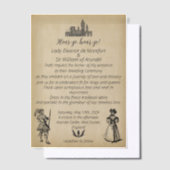 Invitations En Vélin Mariage de parchemin de la Renaissance médiévale (Compenser)