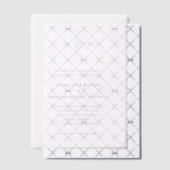 Invitations En Vélin Mariage élégant botanique Alisha (Décalage (Invitation))