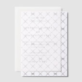 Invitations En Vélin Mariage élégant et intemporel Enregistrer la date (Décalage (Invitation))