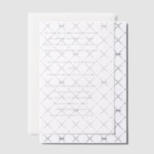 Invitations En Vélin Mariage Élégant Simple (Décalage (Invitation))