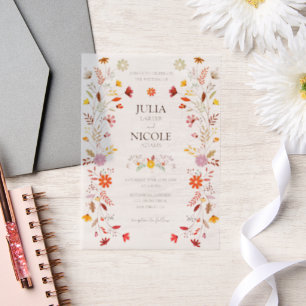 Invitations En Vélin Mariage Fiesta Floral Talavera Mexicain Tendance