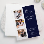Invitations En Vélin Mariage Simple Enregistrer La Photo Date<br><div class="desc">Simple Wedding Save The Date Photo Vellum Invitations présente trois de vos photos préférées avec le texte "Save the date" dans une élégante typographie de script moderne. Simple,  moderne et élégant pour la célébration de votre mariage. Conçu par ©2024 Evco Studio www.zazzle.com/store/evcostudioo</div>