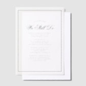Invitations En Vélin Mariage Vow Renouvellement Anniversaire Fête Simpl (Compenser)